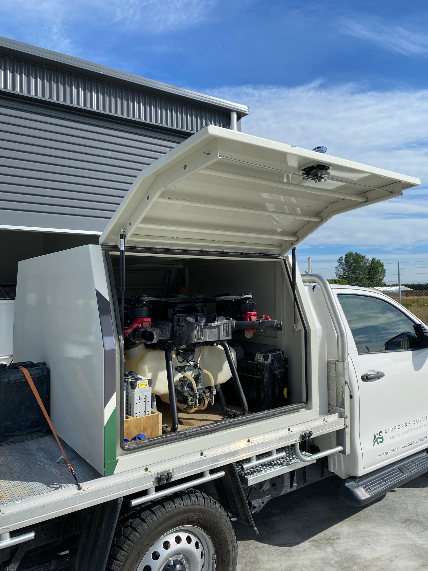 Toolbox - Including winch 1800W x 1450L x 1100H