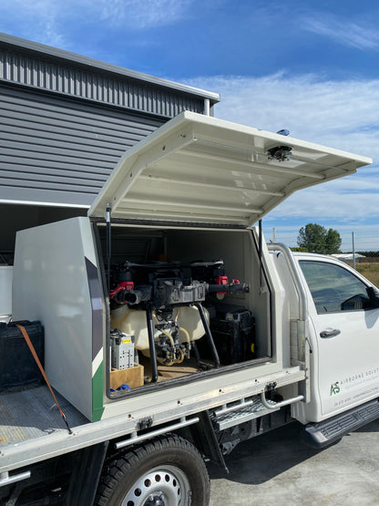 Toolbox - Including winch 1800W x 1450L x 1100H